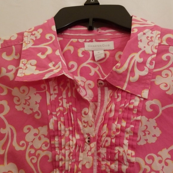 Charter Club Scroll Top - Picture 2 of 4